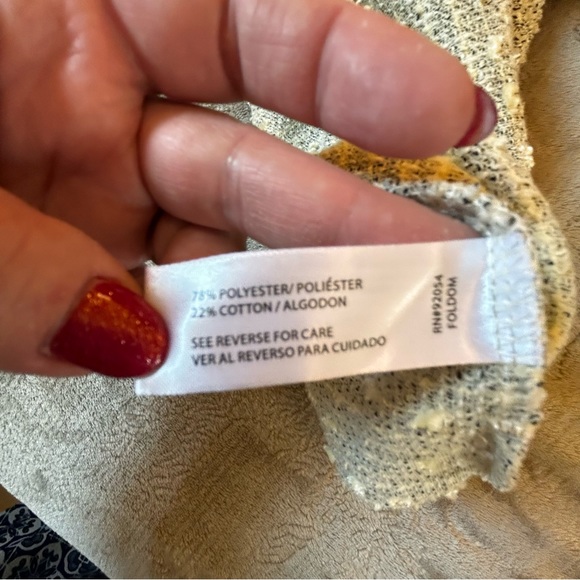 NWT by design cream gray long sleeve sweater Size 3X - Picture 6 of 11